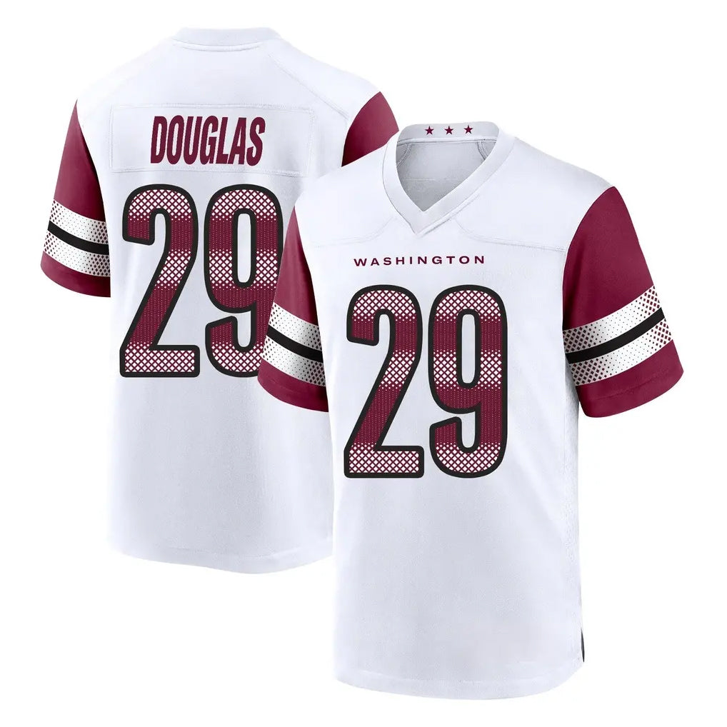 Jdoa W.Commanders #29 Rasul Douglas Player White Game Home Stitched Jerseys
