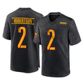 Jdoa W.Commanders #2 Amik Robertson Player Black Home Game Stitched Jerseys