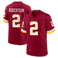 Jdoa W.Commanders #2 Amik Robertson Player Burgundy Game Home Stitched Jerseys