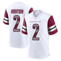 Jdoa W.Commanders #2 Amik Robertson Player White Game Home Stitched Jerseys
