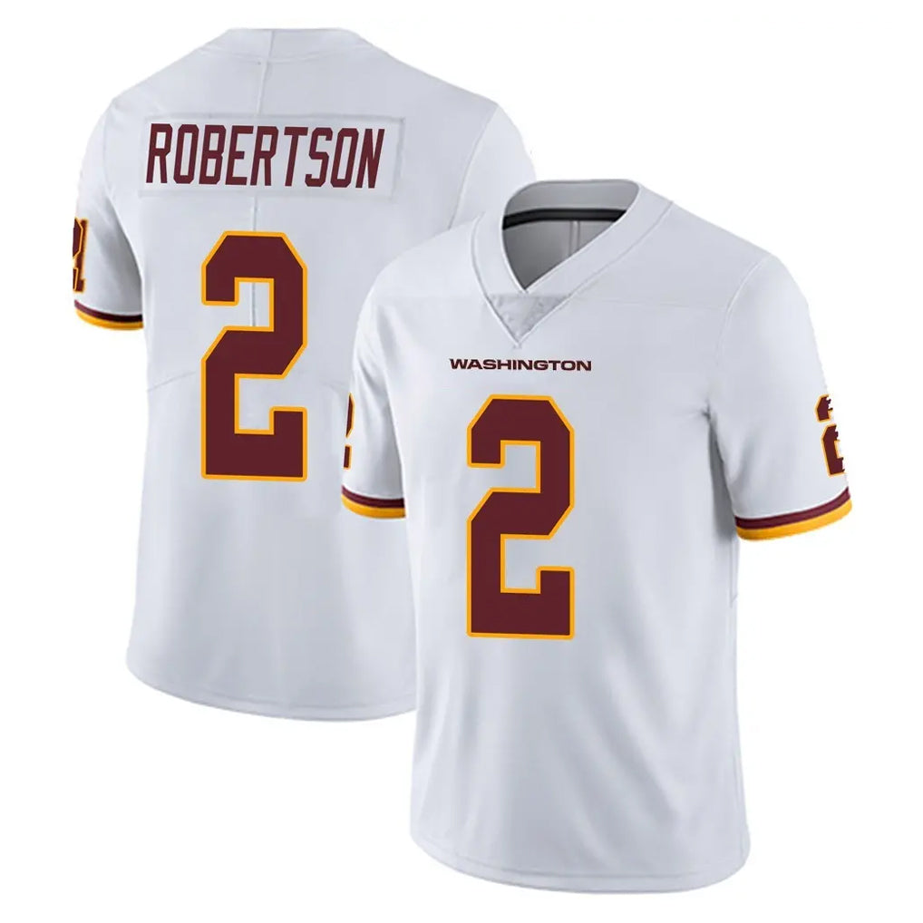 Jdoa W.Commanders #2 Amik Robertson Player White Limited Vapor Untouchable Home Game Stitched Jerseys