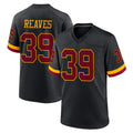 Jdoa W.Commanders #39 Jeremy Reaves Player Black Limited Home Game Stitched Jerseys