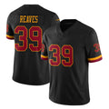 Jdoa W.Commanders #39 Jeremy Reaves Player Black Limited Vapor Home Game Stitched Jerseys