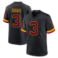 Jdoa W.Commanders #3 Stefon Diggs Player Black Limited Home Game Stitched Jerseys