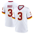 Jdoa W.Commanders #3 Stefon Diggs Player White Home Game Stitched Jerseys