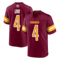 Jdoa W.Commanders #4 Frankie Luvu Player Burgundy Home Game Stitched Jerseys