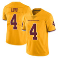 Jdoa W.Commanders #4 Frankie Luvu Player Gold Vapor Limited Stitched Jerseys