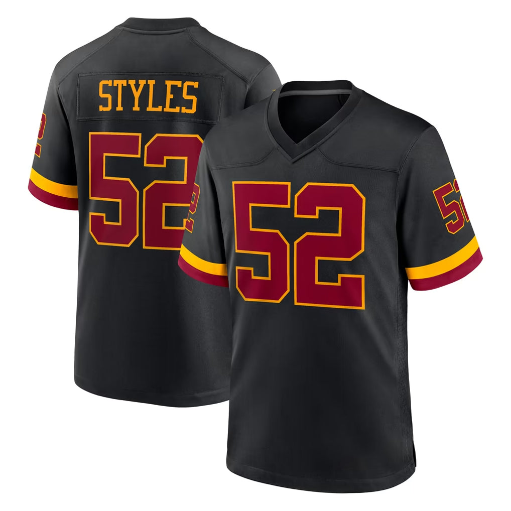 Jdoa W.Commanders #52 Sonny Styles Player Black Limited Home Game Stitched Jerseys