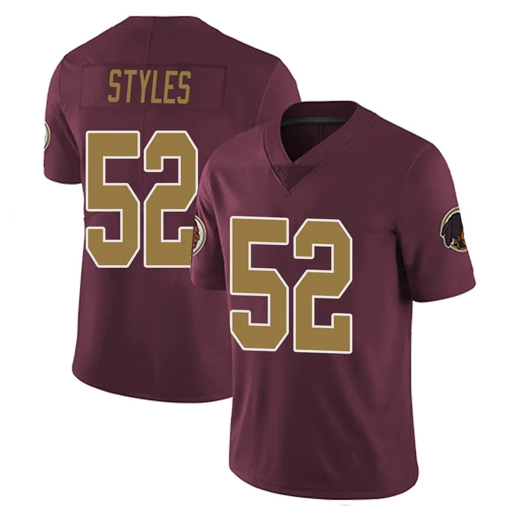 Jdoa W.Commanders #52 Sonny Styles Player Burgundy Alternate Vapor Untouchable Home Game Stitched Jerseys