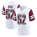 Jdoa W.Commanders #52 Sonny Styles Player White Game Home Stitched Jerseys