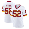 Jdoa W.Commanders #52 Sonny Styles Player White Home Game Stitched Jerseys