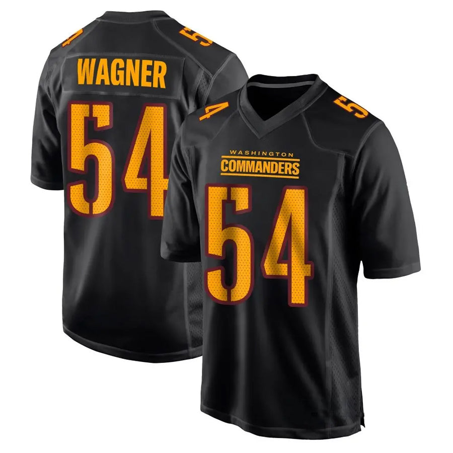 Jdoa W.Commanders #54 Bobby Wagner Player Carbon Black Fashion Stitched Jerseys