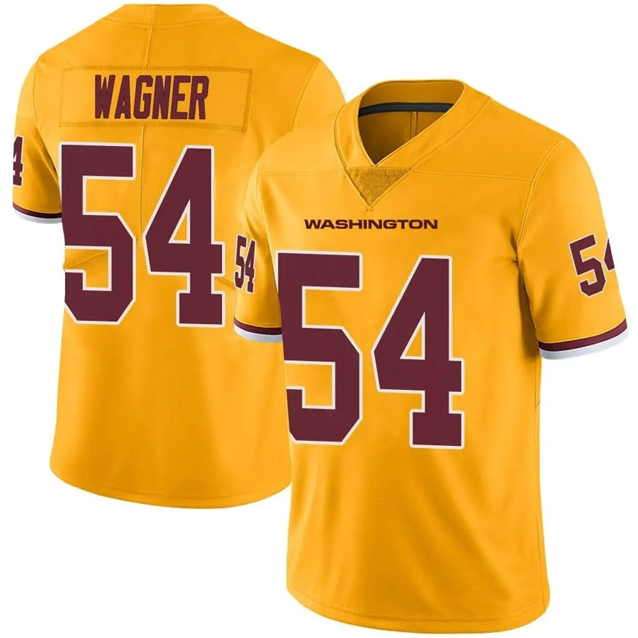 Jdoa W.Commanders #54 Bobby Wagner Player Limited Gold Color Rush Stitched Jerseys