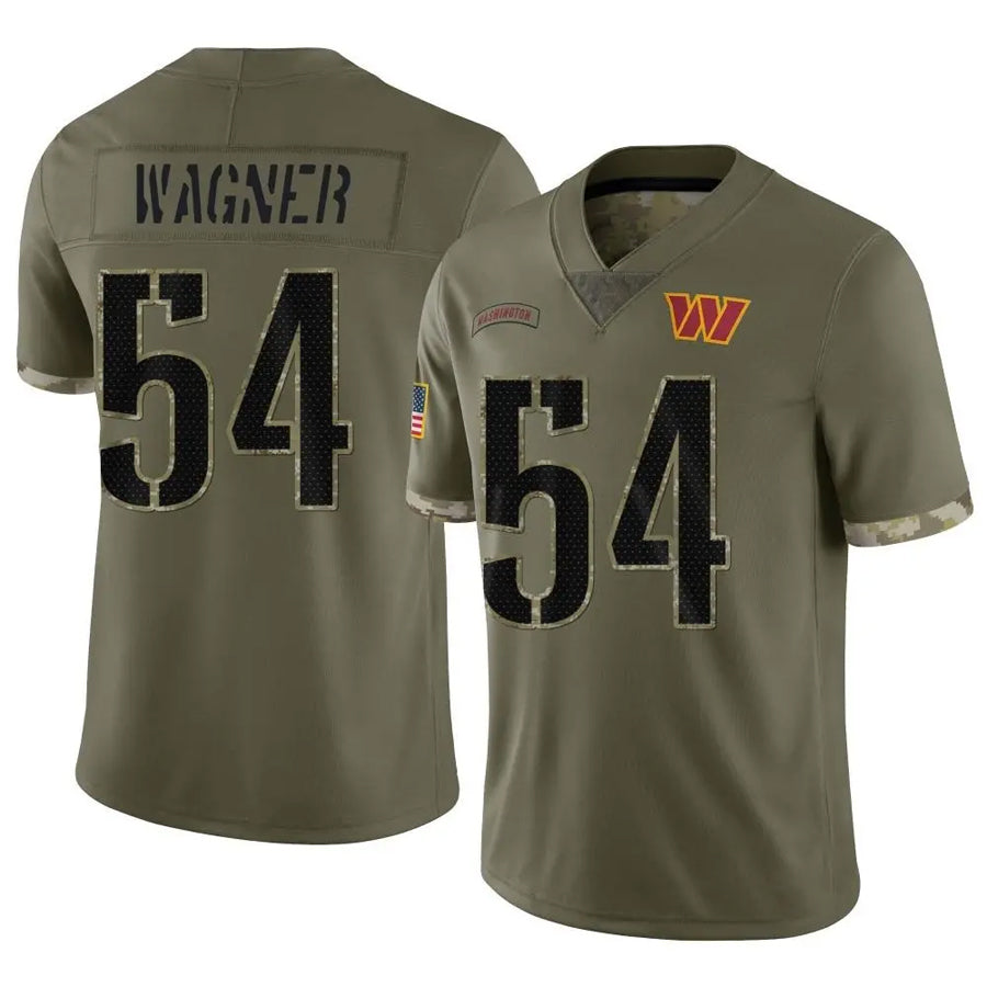 Jdoa W.Commanders #54 Bobby Wagner Player Olive Salute To Service Limited Stitched Jerseys