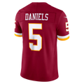 Jdoa W.Commanders #5 Jayden Daniels Burgundy Team Vapor F.U.S.E. Stitched Limited Jerseys