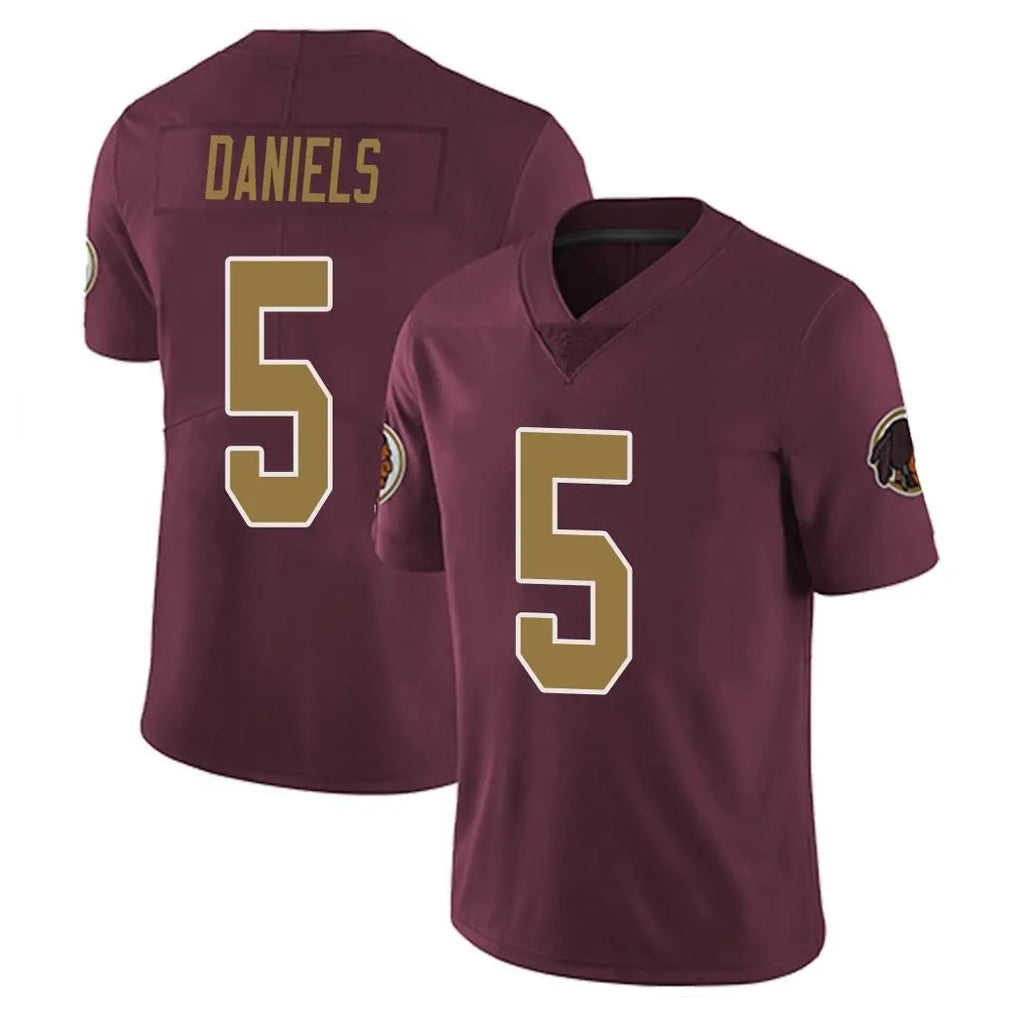 Jdoa W.Commanders #5 Jayden Daniels Player Burgundy Alternate Vapor Untouchable Home Game Stitched Jerseys