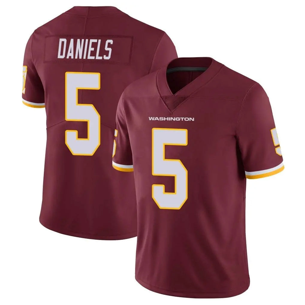Jdoa W.Commanders #5 Jayden Daniels Player Burgundy Vapor Limited Stitched Jerseys