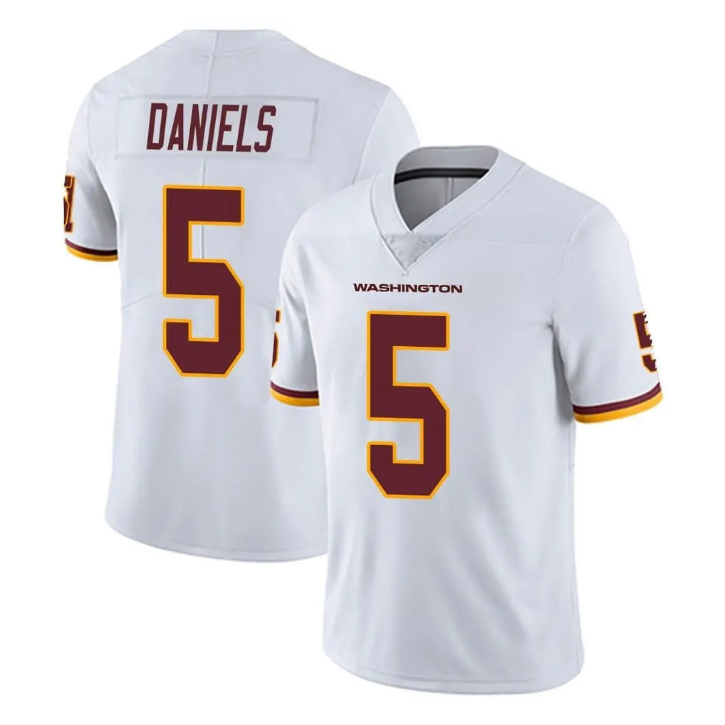 Jdoa W.Commanders #5 Jayden Daniels Player White Limited Vapor Untouchable Home Game Stitched Jerseys