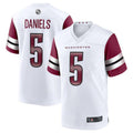 Jdoa W.Commanders #5 Jayden Daniels White 2024 Draft First Round Pick Player Game Stitched Jerseys