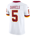 Jdoa W.Commanders #5 Jayden Daniels White Vapor F.U.S.E. Stitched Limited Jerseys