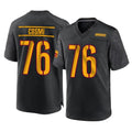 Jdoa W.Commanders #76 Sam Cosmi Player Black Home Game Stitched Jerseys