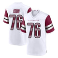 Jdoa W.Commanders #76 Sam Cosmi Player White Game Home Stitched Jerseys