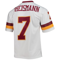Jdoa W.Commanders #7 Joe Theismann Mitchell & Ness White Legacy Replica Stitched Puhic Jersey