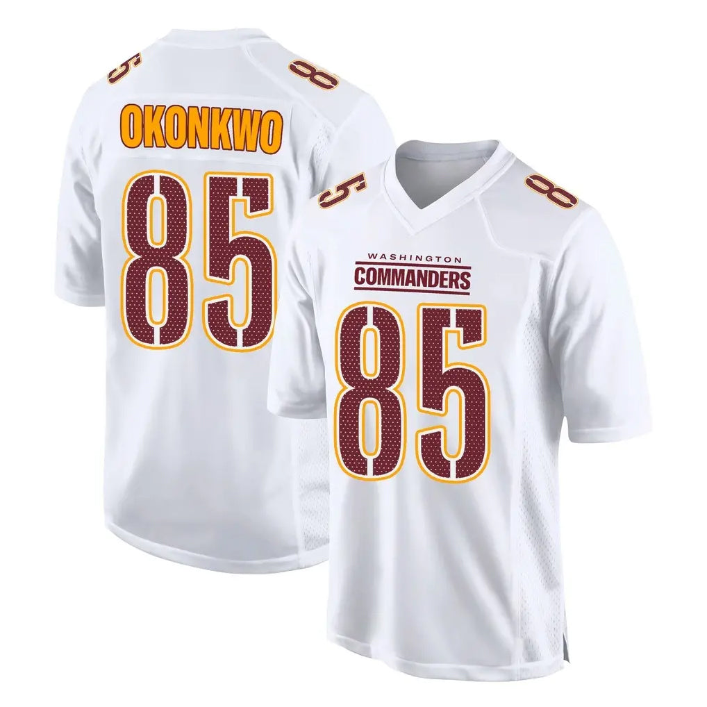 Jdoa W.Commanders #85 Chig Okonkwo Player White Tundra Fashion Home Game Stitched Jerseys