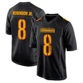 Jdoa W.Commanders #8 Brian Robinson Jr. Player Black Fashion Stitched Jerseys
