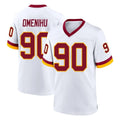 Jdoa W.Commanders #90 Charles Omenihu Player White Home Game Stitched Jerseys