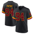 Jdoa W.Commanders #94 Daron Payne Player Black Limited Home Game Stitched Jerseys