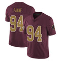 Jdoa W.Commanders #94 Daron Payne Player Burgundy Alternate Vapor Untouchable Home Game Stitched Jerseys
