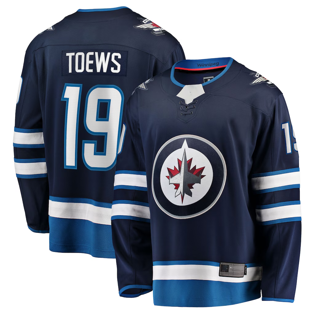 Jdoa W.Jets #19 Jonathan Toews Navy Home Breakaway Jerseys