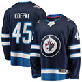 Jdoa W.Jets #45 Cole Koepke Navy Home Breakaway Jerseys
