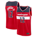 Jdoa W.Wizards #12 Tre Johnson III Red Fast Break Replica Jerseys - Icon Edition