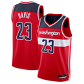Jdoa W.Wizards #23 Anthony Davis Red Swingman Jerseys - Icon Edition