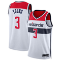 Jdoa W.Wizards #3 Trae Young White Swingman Jerseys - Association Edition