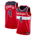 Jdoa W.Wizards #4 AJ Dybantsa Red 2026 Draft Swingman Jerseys - Icon Edition