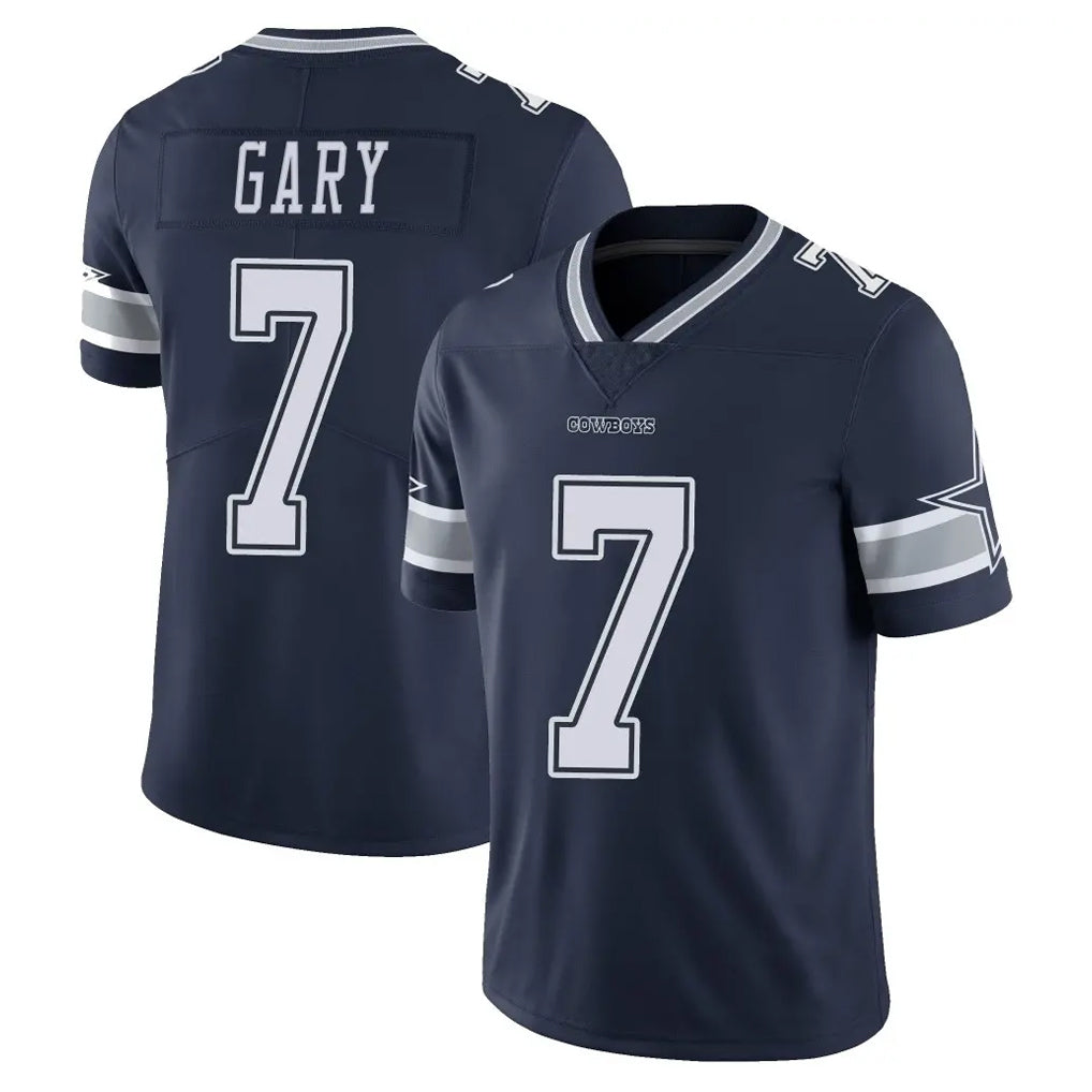 D.Cowboys #7 Rashan Gary Player Navy Vapor Untouchable Limited Home Game Jdoa Stitched Jerseys