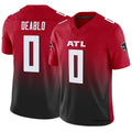 A.Falcons #0 Divine Deablo Player Red Vapor F.U.S.E. Limited Home Game Jdoa Stitched Jerseys