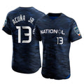 A.Braves #13 Ronald Acuna Jr Player Royal National League All-Star Limited Elite Home Game Jdoa Stitched Jerseys