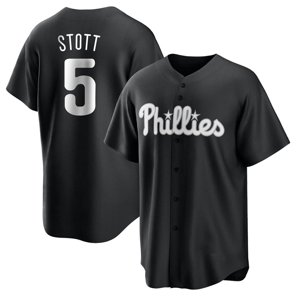 P.Phillies #5 Bryson Stott Player Black Alt Fashion Home Game Jdoa Stitched Jerseys