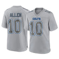 IN.Colts #10 Keenan Allen Player Gray Atmosphere Fashion Home Game Hdoa Stitched Jerseys