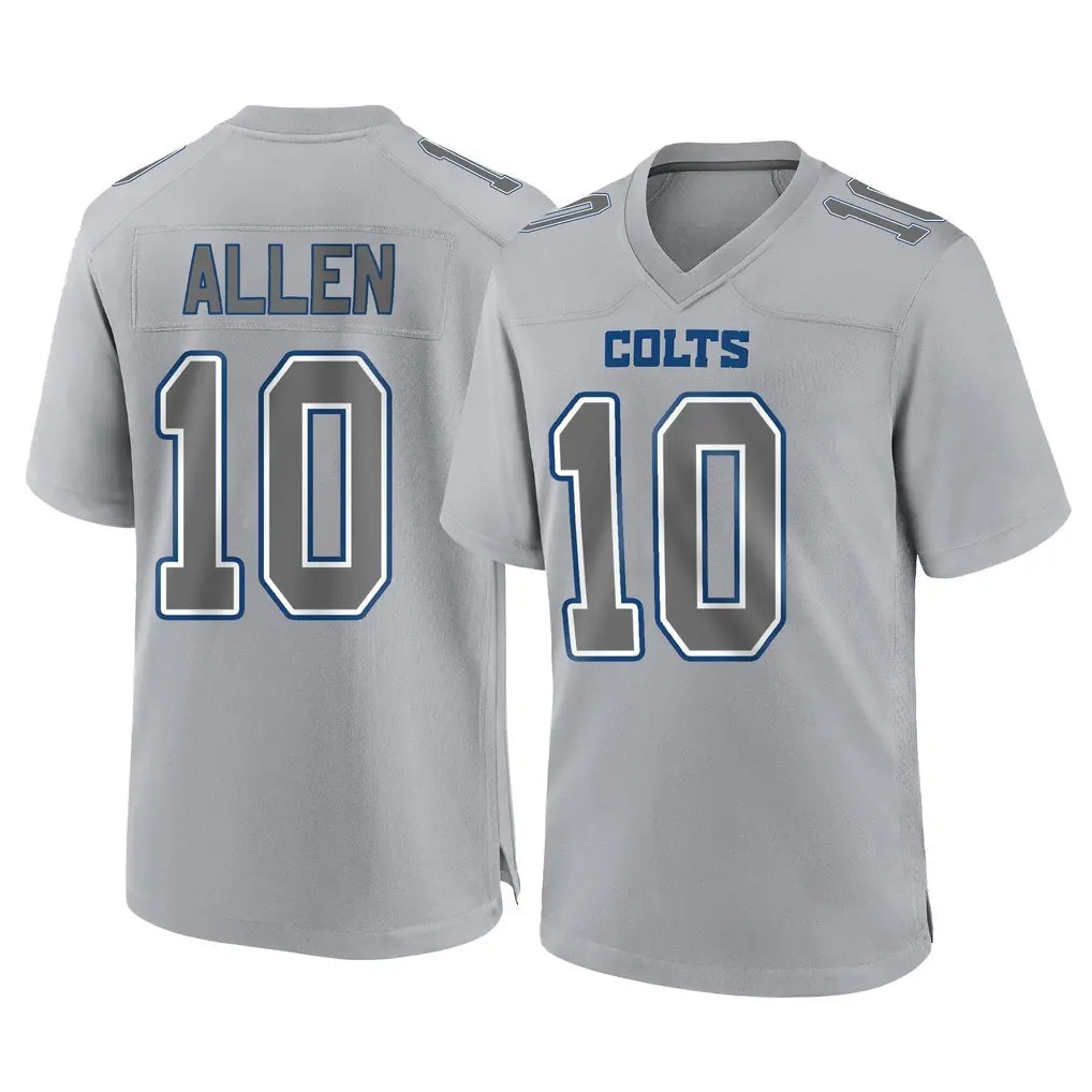 IN.Colts #10 Keenan Allen Player Gray Atmosphere Fashion Home Game Hdoa Stitched Jerseys