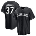 C.Guardians #37 Travis Bazzana Player Black Home Game Jdoa Stitched Jerseys