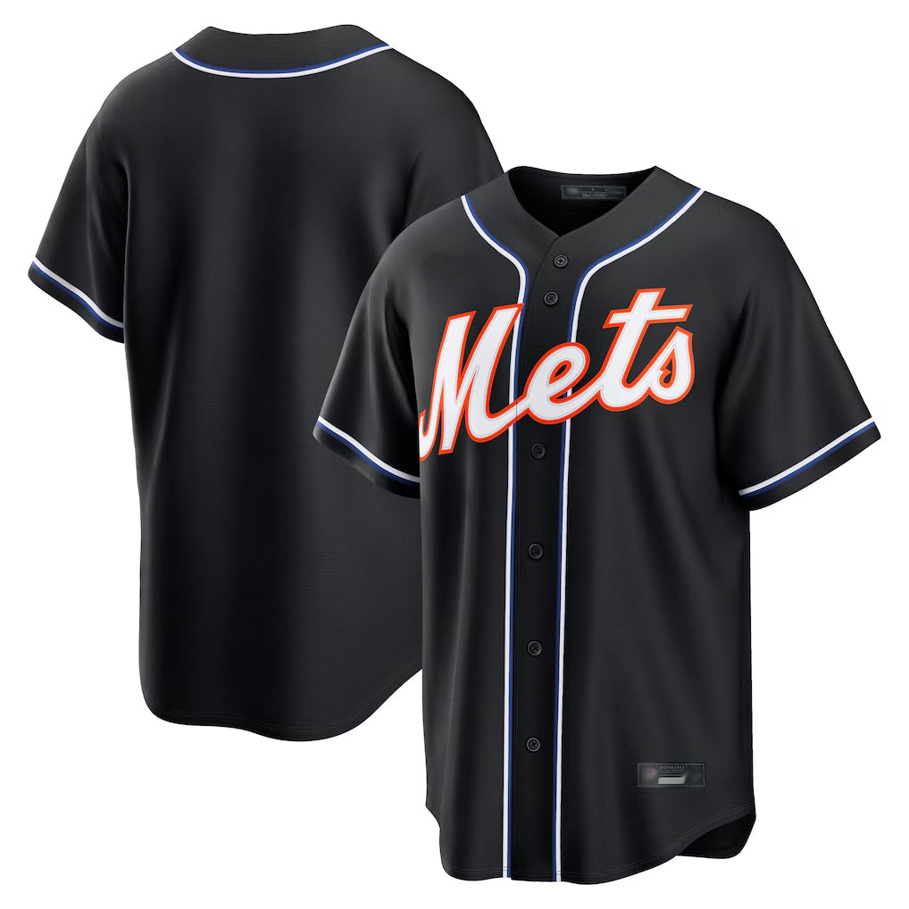 NY.Mets ## Mets Blank Player Fashion Black Out Game Jdoa Stitched Jerseys