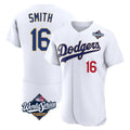 LA.Dodgers #16 Will Smith Player Gold White World Series 2026 Collection Stadium Limited Elite Jdoa Stitched Jerseys