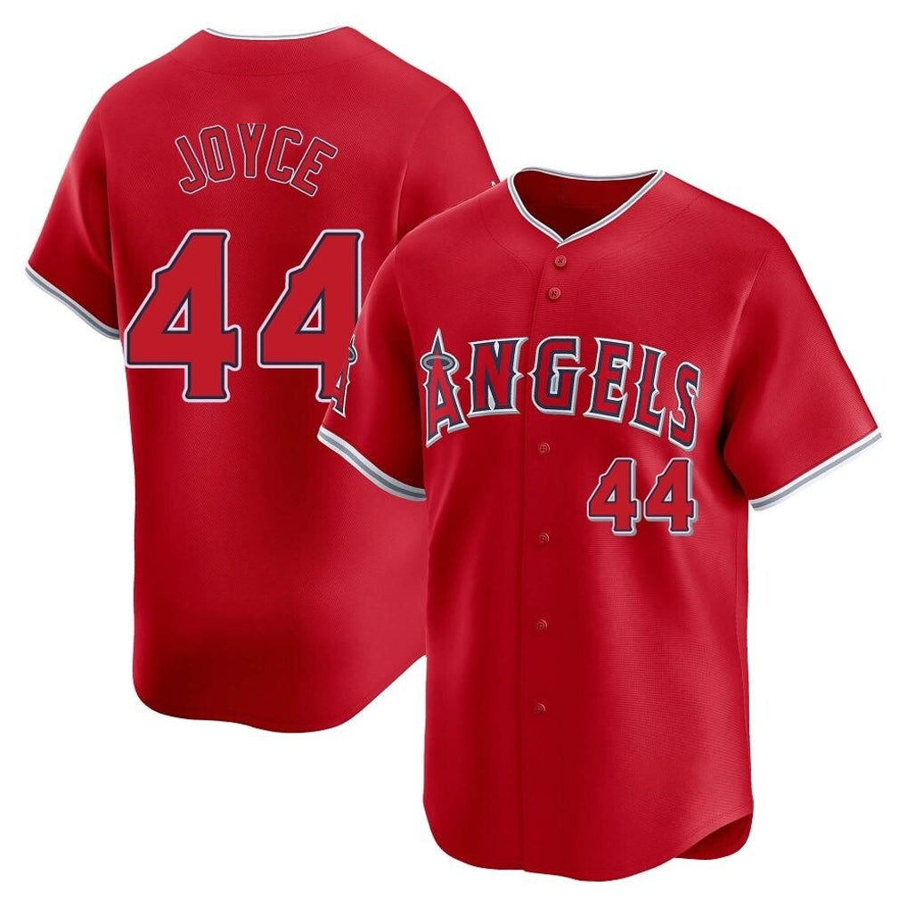 LA.Angels #44 Ben Joyce Player Red Home Limited Jdoa Stitched Jerseys