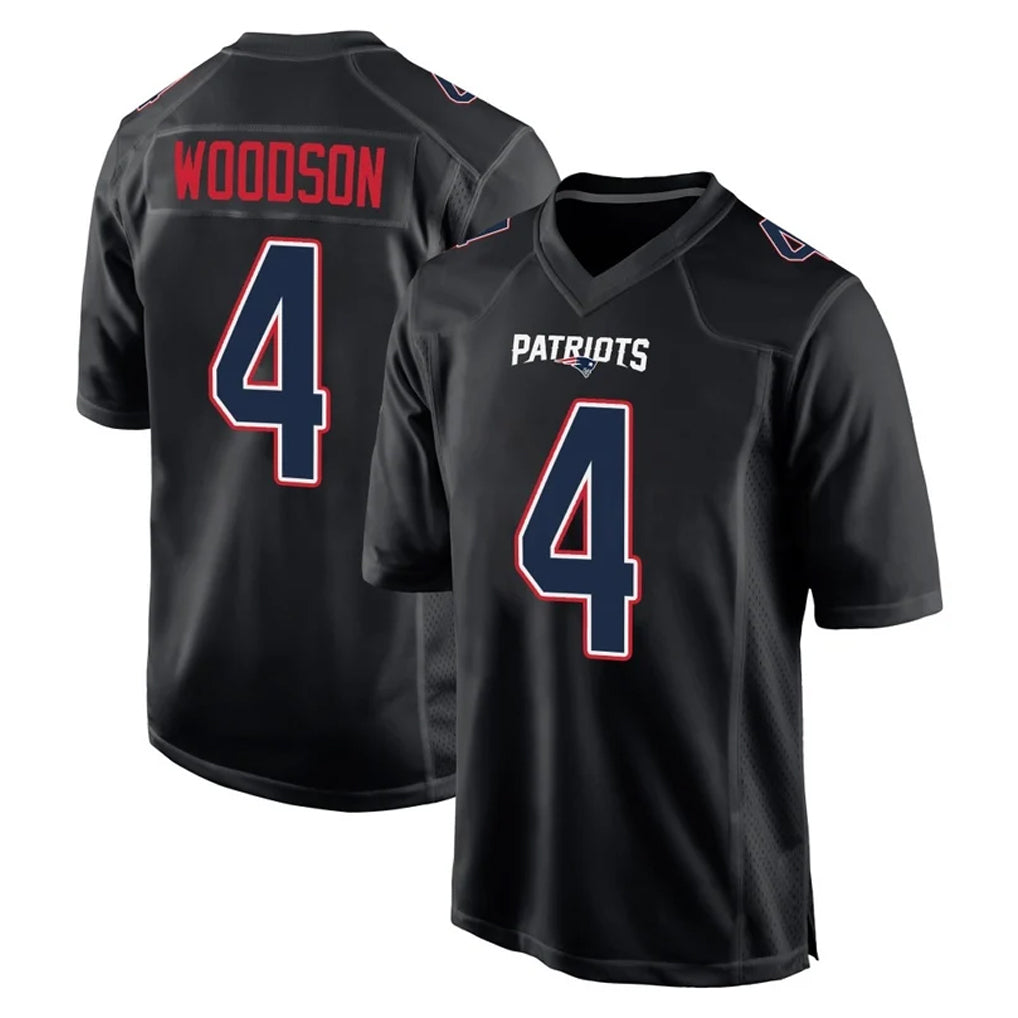 NE.Patriots #4 Craig Woodson Player Carbon Fashion Limited Home Game Jdoa Stitched Jerseys