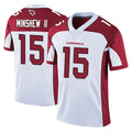 A.Cardinals #15 Gardner Minshew II Player White Vapor Limited Home Game Jdoa Stitched Jerseys